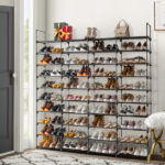 10 Tiers Shoe Rack Storage Organizer Shoe Shelf Organizer for Entryway Holds 80 Pairs Shoe, Stackable Shoe Cabinet Shoe Rack - Image 3