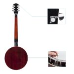 Top Grade Exquisite Professional Sapelli Notopleura Wood Alloy 6-string Banjo - Image 12