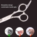 Hair Cutting Scissors Set, 6 Inch Hairdressing Thinning Shears for Hair Cutting for Women, Men, Kids - Silver - Image 4