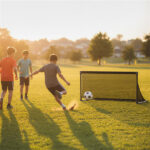 40" Portable Folding Soccer Goal (Size S, Black) - Heavy-Duty Metal Frame, Tear-Resistant PE Net - Image 6