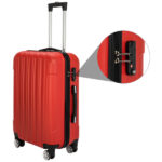 3-in-1 Multifunctional Large Capacity Traveling Storage Suitcase Luggage Set Red - Image 9