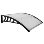 Same Code 29975683 HT-100 x 96cm Household Application Door & Window Rain Cover Eaves Black Holder - Image 7
