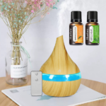300ml USB Humidifier Diffuser, Ultra Quiet Personal Essential Oil Aromatherapy with 7 Color Night Lights & Remote Control for Home Office Bedroom - Image 7