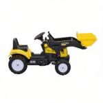 Yellow Kids Pedal-Powered Ride-On Excavator Go Kart: with Working Front Loader Digger – Outdoor Play Toy for 3 Year Olds - Image 2