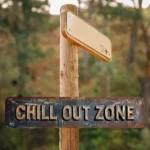 CIFbuy Relax Zone Vintage Aluminum Sign Hollow Letter Rustic Wall Decor Easy To Hang Bedroom Decor (TikTok, temu pick-up service) - Image 6
