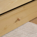 Vertical Fence Wood Painted Pine Toddler Bed with Bottom Drawer and Side Car Bed - Image 19