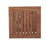 Square Wood Side Table Carbonized Color - Image 11