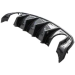 Rear Bumper Diffuser Lip Carbon Fiber fit for Dodge Charger SRT R/T Scat Pack 15-20