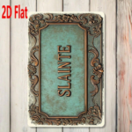 CIFbuy Caution 24-Hour Surveillance Camera Metal Sign, Weatherproof Rustproof" UV Resistant 2D Flat Unframed Security Warning Plaque, 2D Flat Unframed Security Warning Plaque, 7. ikTok, ikTok, t Self-pickup Logiopics - Image 14