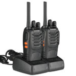 BF-88A 5W FRS Frequency Handheld Walkie Talkie Black (2pcs/Pair) - Image 4