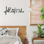 CIFbuy Industrial Vintage Love Sign Metal Wall Art Romantic Anniversary Gift Home Decor for Living Room Bedroom TikTok, temu pick-up service - Image 9