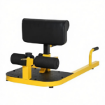 Yellow 3-in-1 Padded Home Gym Fitness Equipment: Squat Machine for Push Up, Sit Up & Deep Squat Training - Image 2