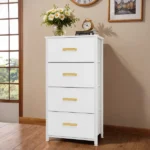 4 Drawers Dresser for , Fabric Storage Dresser, Organizer Unit for Living Room, Hallway, Closets (Shipment from Walmart)