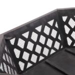 22" Hexagonal Shaped Iron Brazier Wood Burning Fire Pit Decoration for Backyard Poolside - Image 27