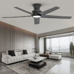 52 inch Ceiling Fans with Lights, Large Air Volume Ceiling Fans with Reversible Quiet DC Motor and Remote, 5X-W5[Unable ship on weekends, TK/TEMU only for pickup, only TX10643 warehouse supports GOFO] - Image 11
