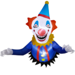 Replace 82852062 3.3 FT Halloween Inflatable Clown Broke Out from Window Outdoor Decorations, Scary Blow up Decor with Built-in LED Lights for Holiday Party Yard Lawn Garden Decor Indoor Outdoor - Image 4