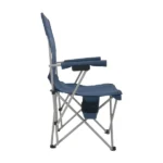 Hard Arm Camping Chair with Durable Polyester Seat and Steel Frame, Portable with Cup Holder - Image 4