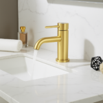 Single Handle Bathroom Faucet Lavatory Faucet Stainless Steel Single Hole-T10, Brushed Gold[Unable ship on weekends, TK/TEMU only for pickup, only TX10643 warehouse supports GOFO] - Image 9