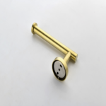 Toilet Paper Holder for Bathroom 2 Pack Tissue Holder Dispenser SUS304 Stainless Steel Toilet Roll Holder Wall Mount Brushed Gold - Image 3