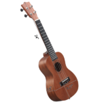 23in mahogany body rosewood fingerboard ukulele, cotton bag, capo, strap, picks*2, tuner Strings Dust cloth - Image 2