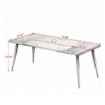 Dining Table(Only dining table) - Image 3