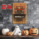 CIFbuy 1pc 2D Flat Red Off-Road Car Metal Sign, 7.87*11.81 Inch Waterproof Vintage Wall Plaque, Wall Plaque, Outdoor Garage Art Decor Off-Road CarikTok, Off-Road CarikTok, que Self-1 ckup Logiopor - Image 4