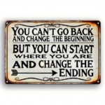 CIFbuy 8x12 Inch ( 20.3x30.5cm ) Vintage Rustic Aluminum Sign (TikTok, temu pick-up service)