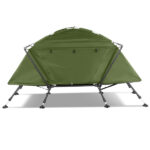 Collapsible camping tent with an integrated cot - Image 4