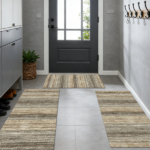 Three-piece kitchen rug set, non-slip and washable, abstract pattern kitchen hallway rug, soft and comfortable, suitable for sinks, floors, entrances, hallways and bathrooms. - Image 12