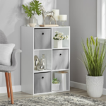 6 Cube Storage Organizer, White (Shipment from Walmart)