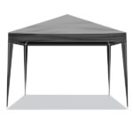 Same Code 00418742 10'x10' Gazebo Waterproof Outdoor Canopy Patio Tent Party Tent for Wedding BBQ Cater, Black - Image 5