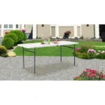 6 Foot Bi-Fold Plastic Folding Table, White (Shipment from Walmart) - Image 6