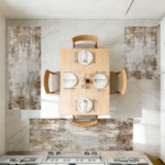 Three-piece kitchen rug set, non-slip and washable, abstract pattern kitchen hallway rug, soft and comfortable, suitable for sinks, floors, entrances, hallways and bathrooms. - Image 11