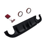 New Rear Lip fit for 2014-2017 Infiniti Q50 Bumper Diffuser Wing Gloss Black Style - Image 6