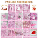 5FT Christmas tree pink - Image 8
