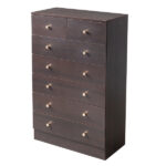 Modern Simple 7-Drawer Dresser Brown - Image 5