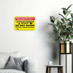 CIFbuy 1pc Vale Farm Biosecurity Livestock Guardian Metal Sign, Caution Danger Safety Warning Notice, Safety Warning Notice, Unframed 8x12In 20x30Cm LiikTok, LiikTok, ng Notice Self- Sckup LogiopCm - Image 6