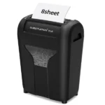 8-Sheet Paper Shredder for Home, Quiet Cross Cut Shredders, P-4 Ultra Security, 4 Gal Bin, Shred Quietly for Shred for Credit Card, Mail, Staples, <58 dB(OL8 - Image 2