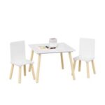 Three Drawers Mirror Table Dressing Table Console Table - Image 38