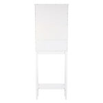 Double Door Fork Toilet Cabinet White - Image 3