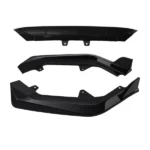 3PCS Black Kit fit for Honda Civic 11th Generation 2022+ Front Lower Bumper Lip - Image 4