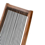 folding roping wood chair - Image 5