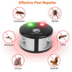 360° Ultrasonic Pest Repeller Electronic Plug-in Pest Control Mouse Chaser Blocker Repellent Deterrent with Pressure Wave & Ultrasonic Sound for Indoor Use - Image 6