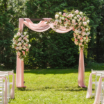 7.2FT Wooden Wedding Arch, Square Wood Arch Wedding Arbor Backdrop Stand for Indoor Outdoor Ceremony Party Proposal Scene Garden Beach Forest Rustic Boho Decoration - Image 6