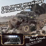 2026 2 Batteries 1:12 Rock Crawler Rechargeable Off Road Truck 4WD , Metal Shell LED Headlights RC Remote Control Off Road Car Truck,Logistics is randomly sent by UPS/USPS/UNI/GOFO - Image 6