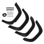 Car Protection Flares fit for Toyota Tacoma 2016-2022 J-02RSA2009ABK Black - Image 6