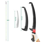 30ft Manual Pole Saw, Lightweight Tree Trimmers Long Handle Pruner Set, Sharp Steel Blade and Scissors Pole Saw for Trimming Palm, Pear Tree, Fir Tree, Other High Trees and Shrubs - Image 4