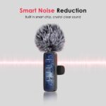 Wireless Microphone for iPhone, iPad, Android, Lavalier Microphone for Video Recording - 2 Pack iPhone Mic Crystal Clear Recording with USB-C for Podcast Microphone, ASMR, TikTok - Image 2