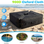 2-Pack 90lbs Patio Umbrella Base Sandbags 900D Oxford Weatherproof Weight Bags for Offset Cantilever Umbrella - Image 8
