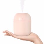 Portable Mini Humidifier, 220ml,Small Cool Mist Humidifier, USB Personal Desktop Humidifier For Bedroom Travel Office Home